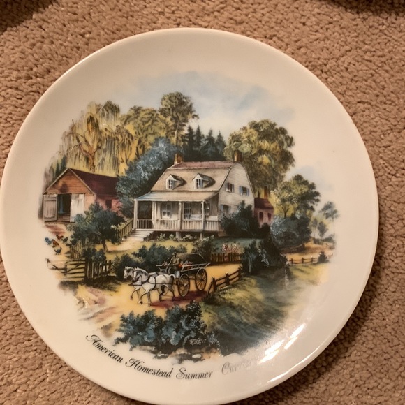 Currier & Ives Decorator Collector Plates (Set of 3) - Picture 4 of 5
